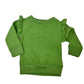 Name & Rainbow Design Frill Shoulder Sweater