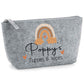 Nappy and Wipes storage bag with Rainbow