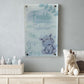 Nursery Birth Block Glass Wall Panel - Hippo