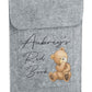Personalised Child Health Record folder - Teddy Bear