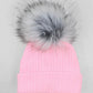Pink Personalised Single Pom hat - various sizes
