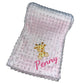 The Kenton baby Blanket Giraffe Design & Name - Various Colours