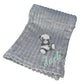 The Kenton baby Blanket Panda Design & Name - Various Colours