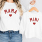 Valentines Matching Mini & Mama Mummy Personalised Jumpers design 17 - Various Colours