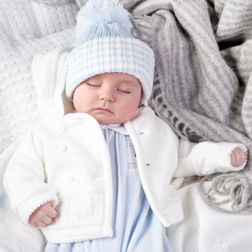 White Knitted Baby Jacket